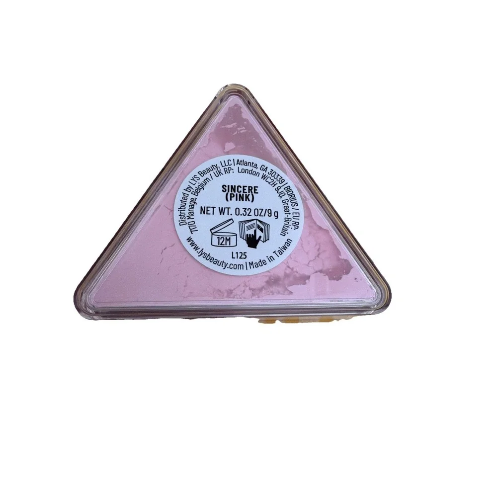 LYS BEAUTY Triple Fix Translucent Loose Setting Powder in SINCERE Pink New